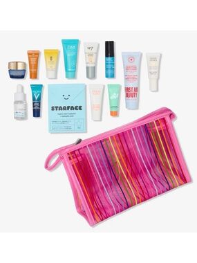 Ulta 14 Piece Skincare Beauty Giftset & Makeup Bag